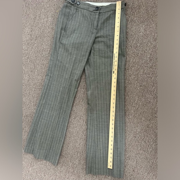 Theory Wool Blend Gray Trouser Pants Size 2 - Picture 5 of 7